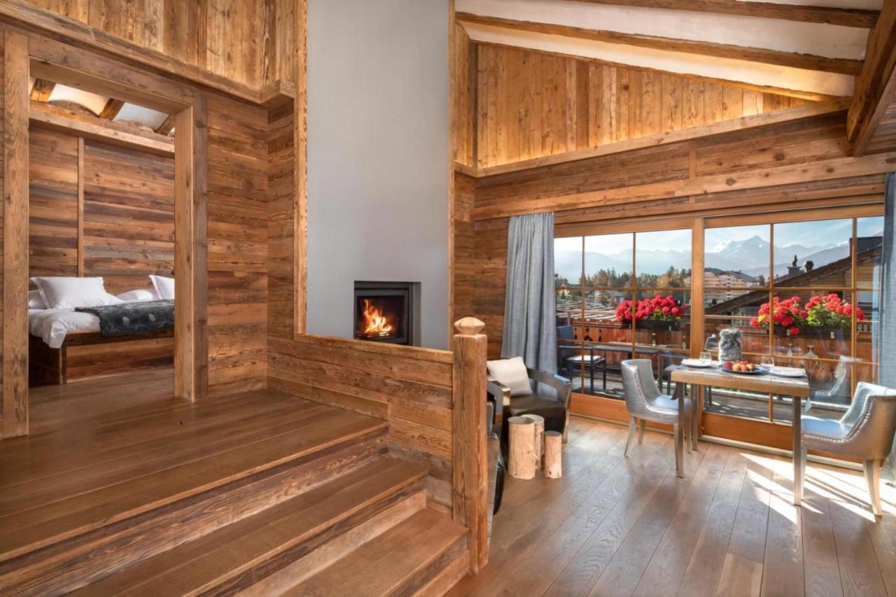 Hostellerie Du Pas De L'Ours "Relais Et Chateaux" Crans-Montana Buitenkant foto
