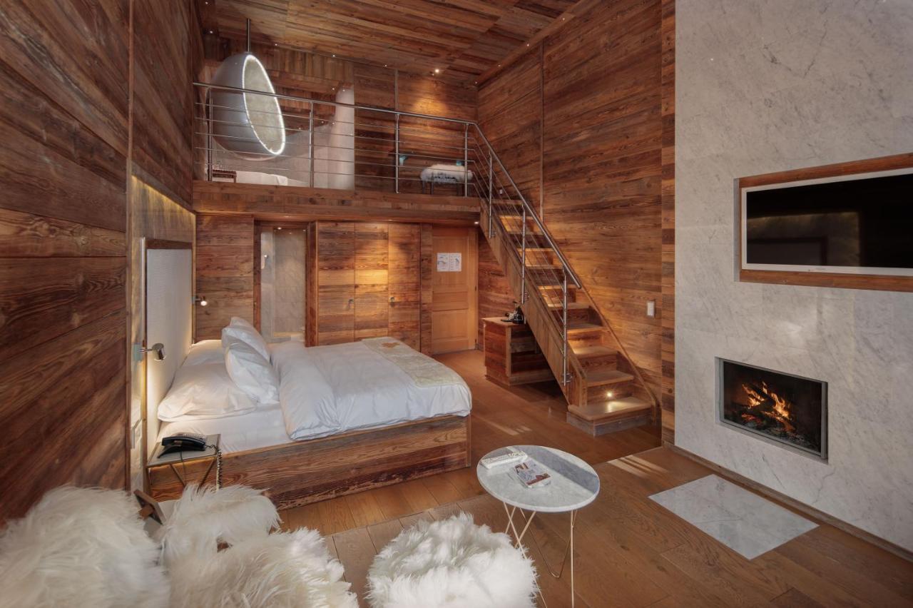 Hostellerie Du Pas De L'Ours "Relais Et Chateaux" Crans-Montana Buitenkant foto