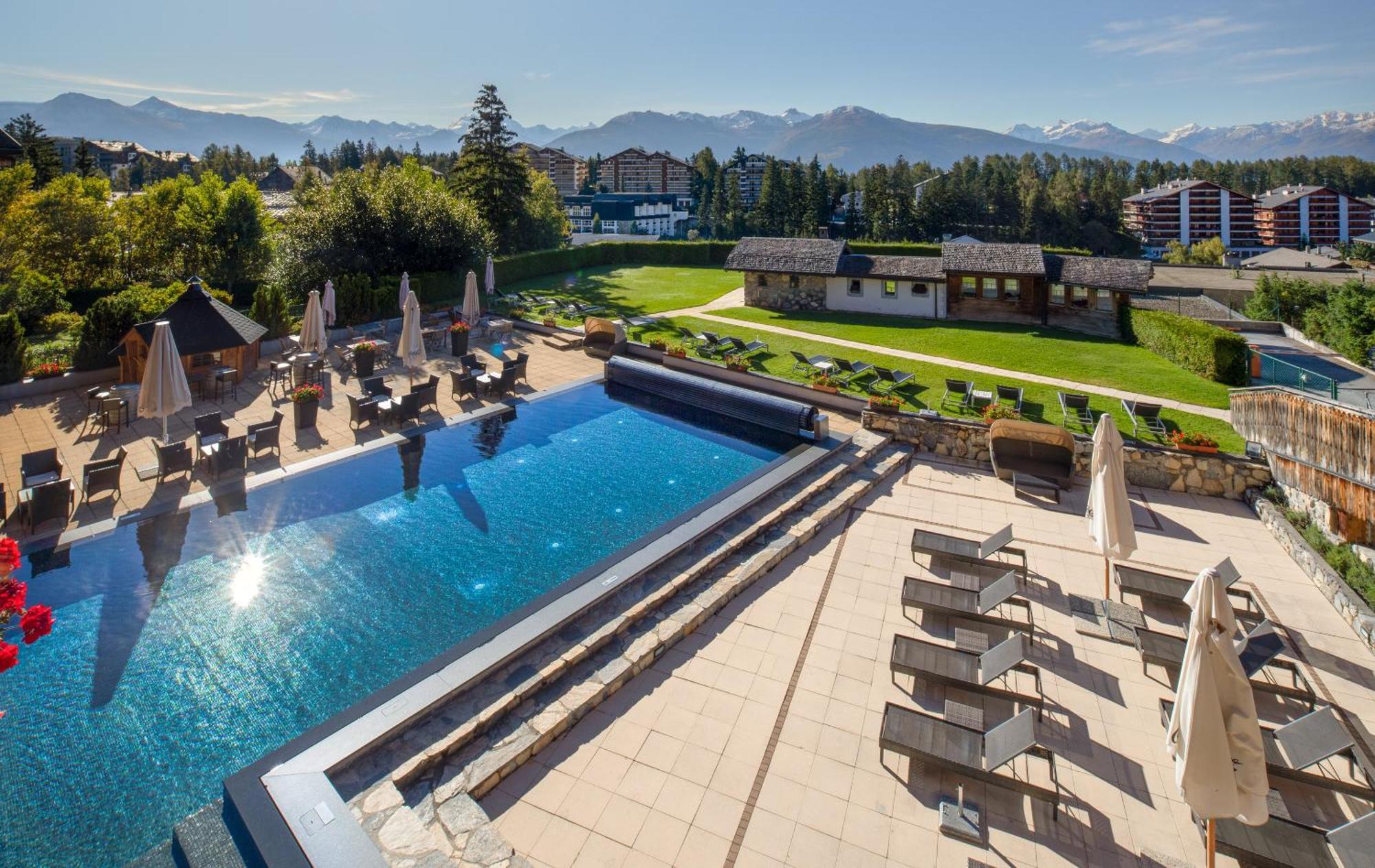 Hostellerie Du Pas De L'Ours "Relais Et Chateaux" Crans-Montana Buitenkant foto