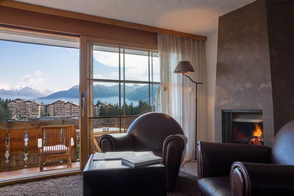 Hostellerie Du Pas De L'Ours "Relais Et Chateaux" Crans-Montana Buitenkant foto