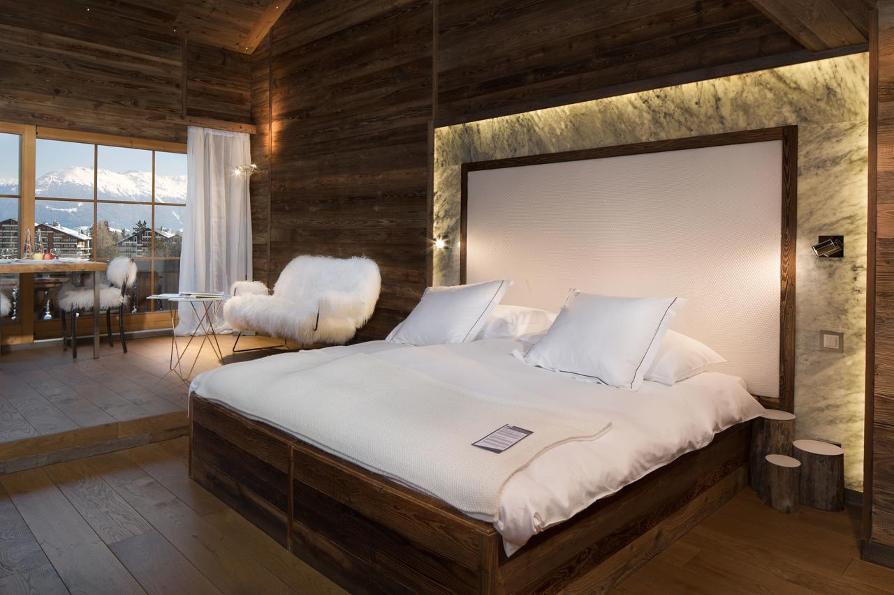 Hostellerie Du Pas De L'Ours "Relais Et Chateaux" Crans-Montana Buitenkant foto