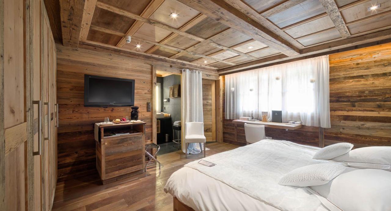 Hostellerie Du Pas De L'Ours "Relais Et Chateaux" Crans-Montana Buitenkant foto