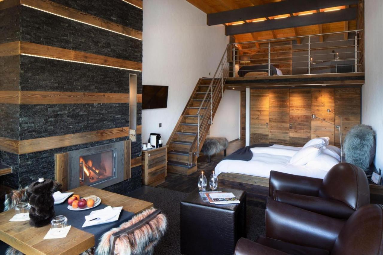 Hostellerie Du Pas De L'Ours "Relais Et Chateaux" Crans-Montana Buitenkant foto