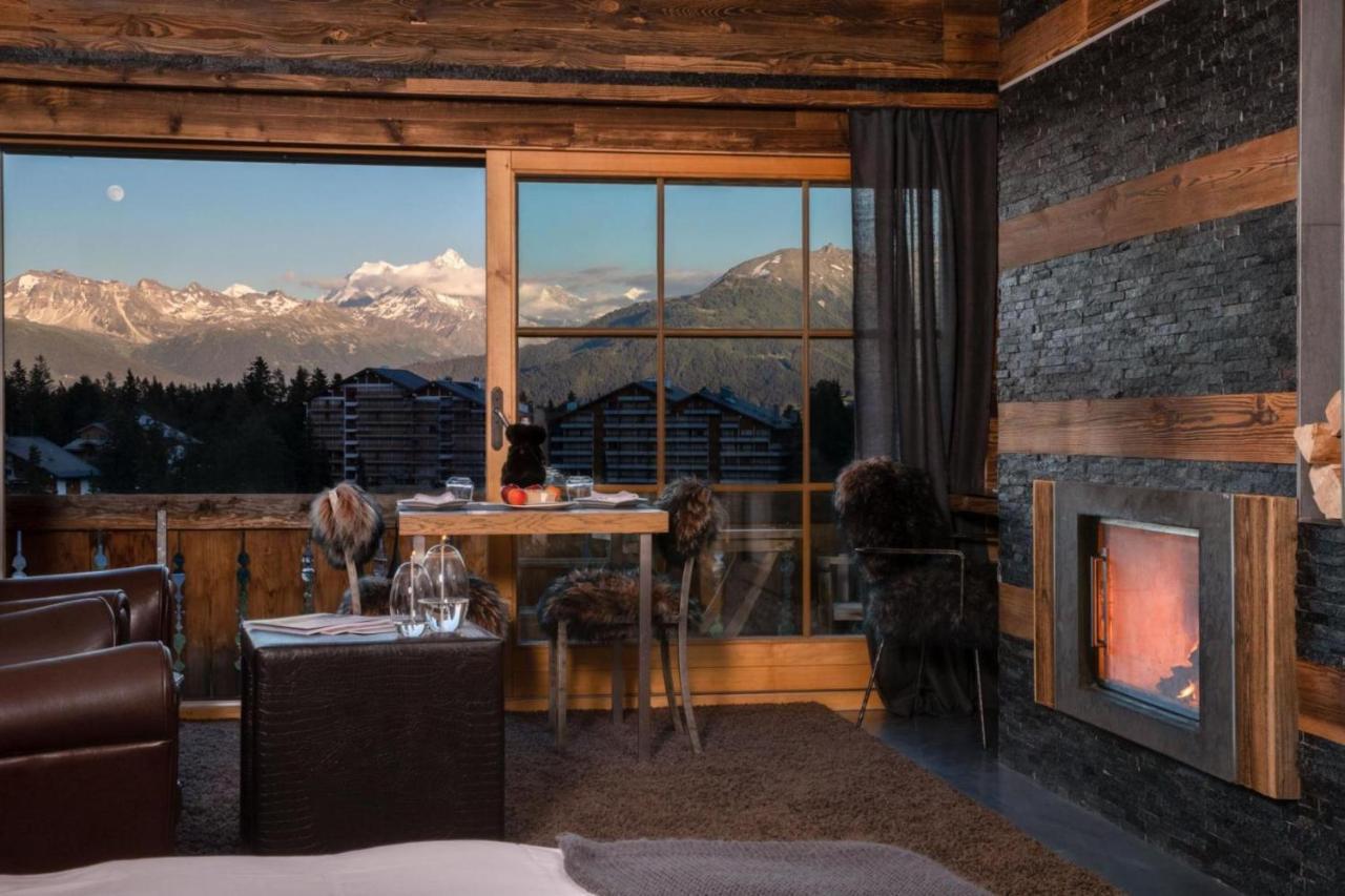 Hostellerie Du Pas De L'Ours "Relais Et Chateaux" Crans-Montana Buitenkant foto