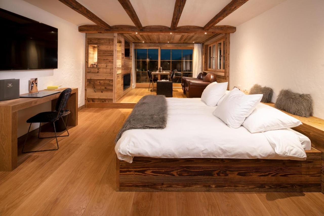 Hostellerie Du Pas De L'Ours "Relais Et Chateaux" Crans-Montana Buitenkant foto