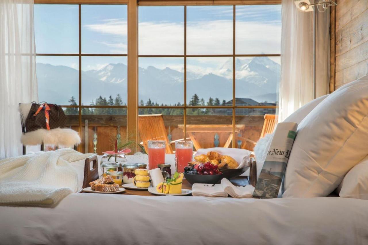 Hostellerie Du Pas De L'Ours "Relais Et Chateaux" Crans-Montana Buitenkant foto