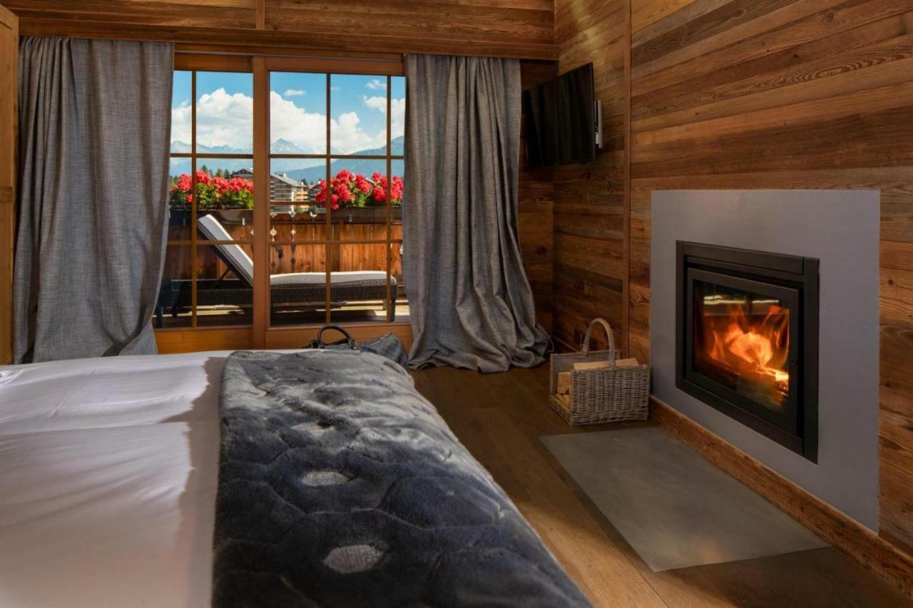 Hostellerie Du Pas De L'Ours "Relais Et Chateaux" Crans-Montana Buitenkant foto